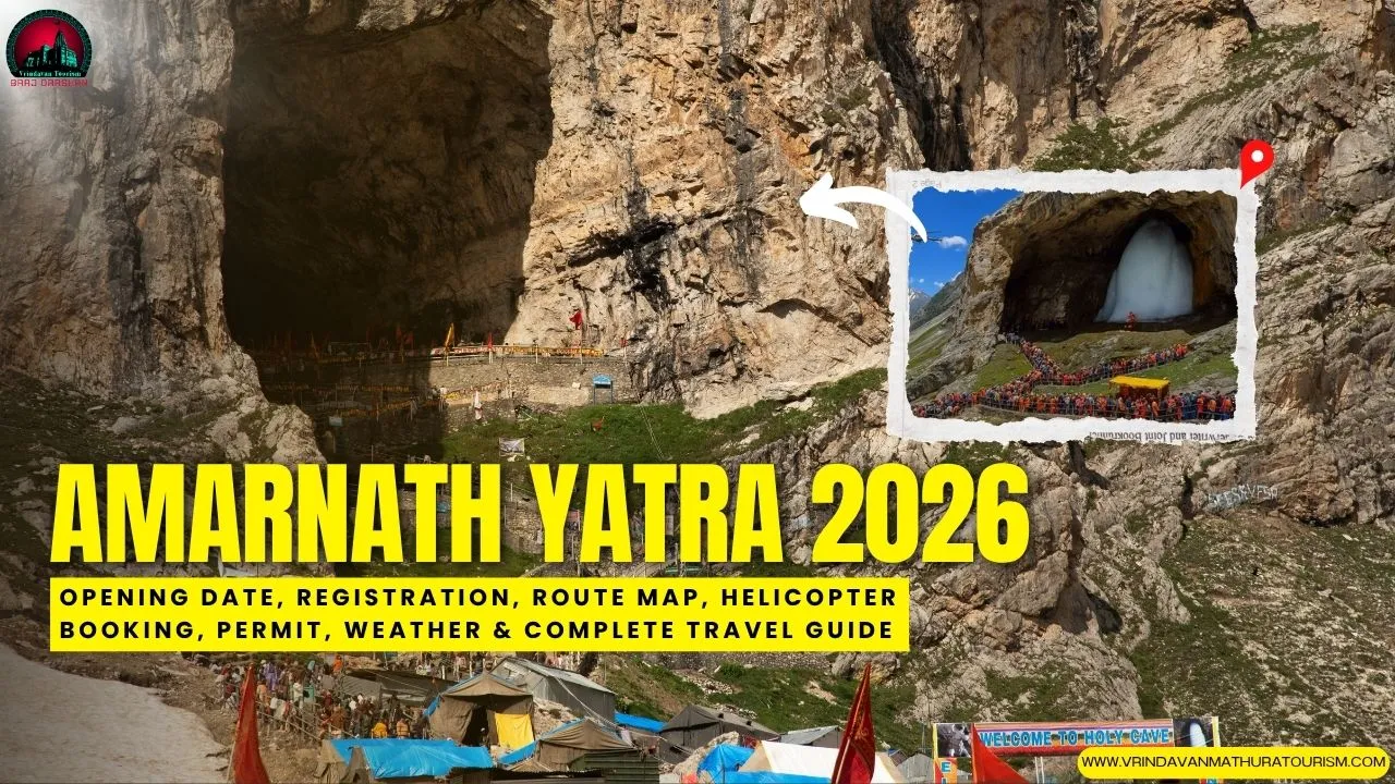 Amarnath Yatra 2026 Opening Date, Registration, Route Map, Helicopter Booking, Permit, Weather & Complete Travel Guide